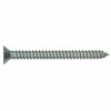 Hillman Screw, #12 Thread, 1-1/4 in L, Flat Head, Phillips Drive, Sharp Point, Zinc, 100 PK 80224